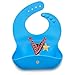 Kids N' Such Baby Bibs for Boys 3 Pack - 100% Food Grade Silicon - Waterproof with Food Catcher - Easy Clean - Anti Bacterial, Anti Microbial, Dishwasher Safe - Cute Designs for Your Baby Boy