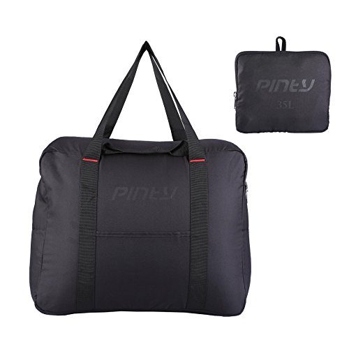 Pinty Foldable Travel Duffel Bag, Packable Storage Carry on Tote Bag, Lightweight Luggage Bag for Men and Women, Expandable Bag for Carry-ons