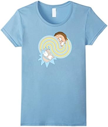 Womens Rick and Morty TEST Medium Baby Blue