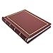 Wilson Jones 0396-11 Looseleaf Minute Book, Red Leather-Like Cover, 125 Pages, 8 1/2 x 11 Inches