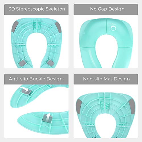 image for Eccomum Newest Travel Portable Folding Potty Training Toilet Seat Cove