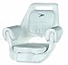Wise 8WD007-3-710 Deluxe Pilot Chair with Cushions and Mounting Plate, White