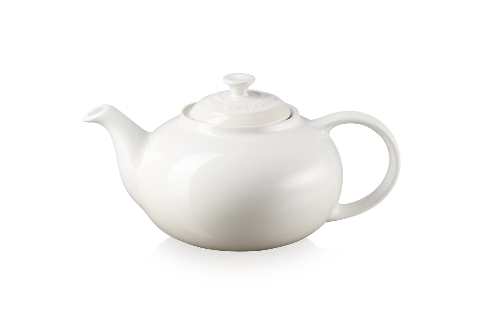 Le Creuset Stoneware Classic Teapot, 1.3 litres, Serves 3-4 Cups, Meringue, 70703134440000