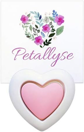 Portable Aroma Diffuser - Small Refillable Ceramic Essential Oils Wicking Diffusers | Heart-Shaped Subtle Aroma with Wick for Kids Room Baby Nursery Home Office | No Electricity or Water Needed