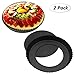 TedGem 2 Pack Non-Stick 8.8 Inches Removable Loose Bottom Quiche Tart Pan, 8.8Inch