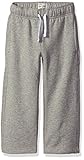 The Children's Place Little Boys and Toddler Gym Uniform Fleece Pant, Smoke, 5T