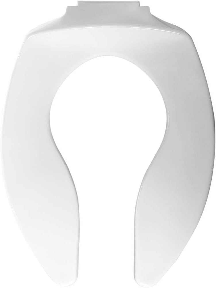 Best bemis molded wood open front round toilet seat