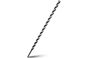 WOBLLMX 3/4" x 24" Auger Drill Bit for Wood, Hex Shank Tri Flute Ship Auger Long Drill Bit for Soft and Hard Wood,Tree Stump,Plastic,Drywall and Composite Materials