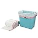Doryh 5 Gallon White Drawstring Trash bags, 2 Rolls/120 Counts