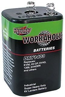 Interstate All Battery Ctr DRY1403 6V Heavy Duty Lantern Battery - Quantity 1 by INTERSTATE ALL BATTERY