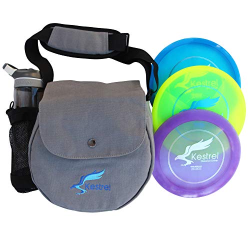 Kestrel Discs Golf Pro Set 3 Disc Pro Pack Bundle + Bag Disc Golf