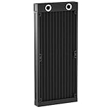 Clyxgs Water Cooling Radiator, G1/4 Thread Heat Row