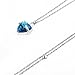 IMEIM Glass Cremation Jewelry Always in My Heart Birthstone Pendant Urn Necklace Ashes Holder Keepsake