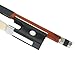 YR-Seasons Professional 4/4 Size Arbor Horse hair Violin Bow with Black Handle Brown-29.13 Inch