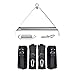 Anosmsh Adult Swing, Indoor Ceiling-Hanging Swing, 360 Spinning Swivel Swing 600 lbs Weight Capacity, Lightweight & Portable - Frame, Spring and Hooks Included, Adult Toys for Couples (Black)