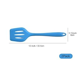 HOIRIX 2Pack Small Silicone Turner High Heat