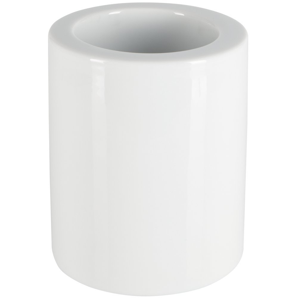 Spirella Jet-Collection Stoneware Toilet Brush Holder, 12 x 12 x 14 cm, White