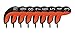 Stealth Club Covers 18110 Hybrid Set 3-PW Golf Club Head Cover (8-Piece), Flame Orange/Black