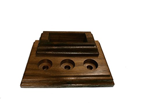 American Walnut Large Single Box Mod Stand Holds Sigelei Ipv3