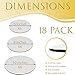 Upper Midland Products Cake Boards - Set of 18 White Cake circle bases - 6 inches, 8 inches, and 10 inches, 6 of Each(18)