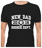 New Dad 2017 Rookie Department Gift for a New Father T-Shirt