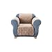 SureFit SF37468 Quilted Chair Pet Throw/Slipcover, Taupe