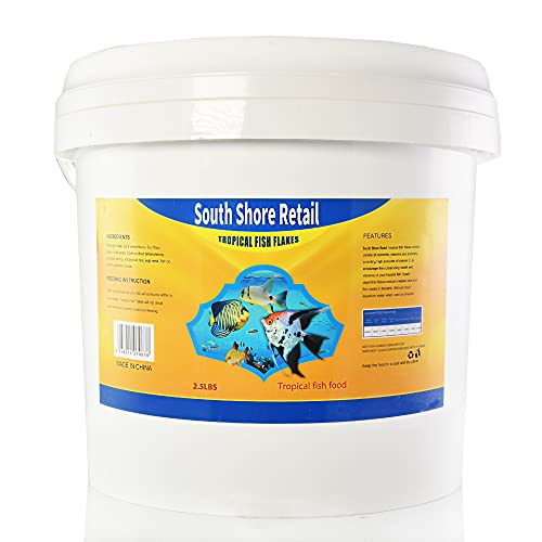 Tropical Fish Flakes 2.5lbs Bulk Fish Food Best Premium