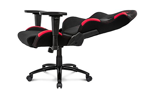 AKRacing Core Series EX-Wide Gaming Chair with Wide Seat, High and Wide Backrest, Recliner, Swivel, Tilt, Rocker and Seat Height Adjustment Mechanisms with 5/10 warranty - Black/Red