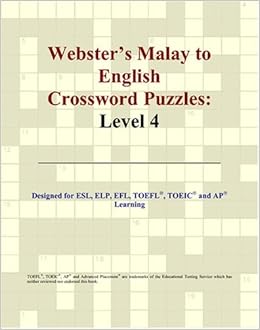 Webster S Malay To English Crossword Puzzles Level 4 Parker Philip M 9780497829711 Amazon Com Books