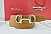 Ferragamo Belt Adjustable And Reversible Brown Leather Belt Gold Buckle