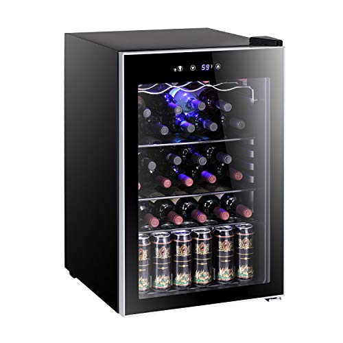 Buy Bossin 37 Bottle Wine Cooler Quiet Operation Compressor Wine Cellar Freestanding Counter