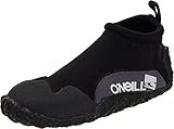 O'Neill Youth Reactor 2 2mm Reef Booties, Black/Coal, Large