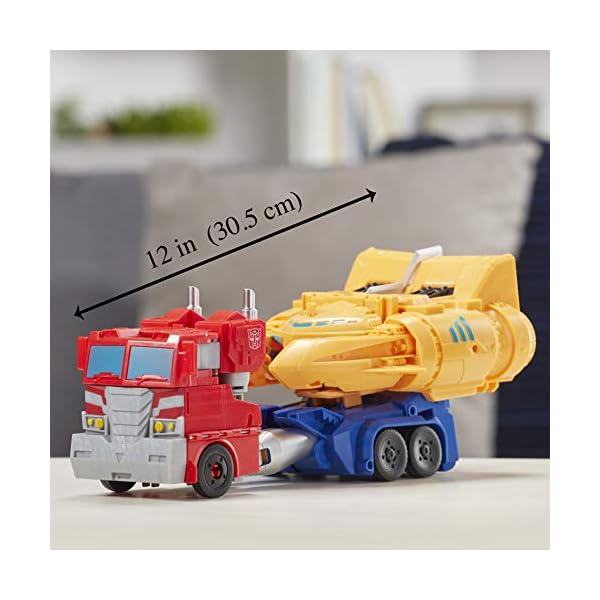 TRANSFORMERS Toys Cyberverse Spark Armour Ark Power Optimus Prime Action Figure – Combines with Ark Power Vehicle to…