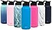 Simple Modern 32 Ounce Summit Water Bottle - Stainless Steel Tumbler Metal Flask +2 Lids - Wide Mouth Double Wall Vacuum Insulated Blue Leakproof -Sky