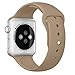 BESSKY Sports Silicone Bracelet Strap Band for iPhone Watch 42mm (Khaki)