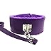 PU Leather Soft Neck Choker Collar With Chain Detachable Leash For Men Women