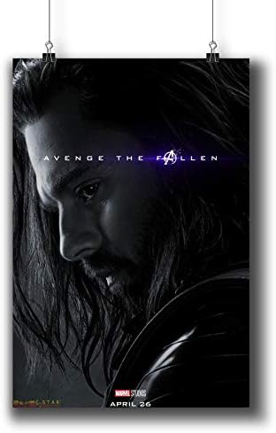 Avengers: Endgame (2019) Movie Poster Small Prints 183-331 Winter Soldier,Wall Art Decor for Dorm Bedroom Living Room (A3|11x17inch|29x42cm)