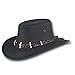 Barmah Hats Outback Crocodile Leather Hat 1033BL / 1033BR