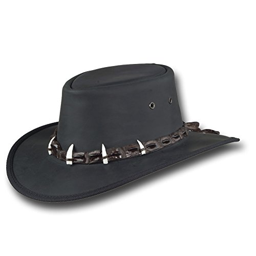 Barmah Hats Outback Crocodile Leather Hat 1033BL / 1033BR
