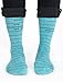 Out of Print Unisex Library Card Socks Large Blue
