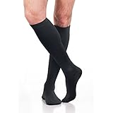 Fytto 1080 Compression Socks Cold Weather 15-20mmHg Circulatory Graduated Compression,Travel,Varicose-Veins Dress Socks,Cotton Hosiery Knee High