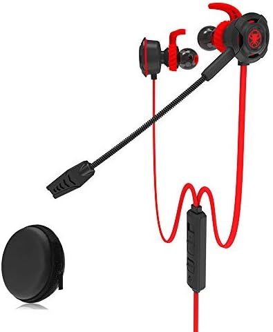 Headphones with Microphone Noise Reduction Bass in-Ear Music + Hook Voice Game Play for PLEXTONE G30 PC Gaming