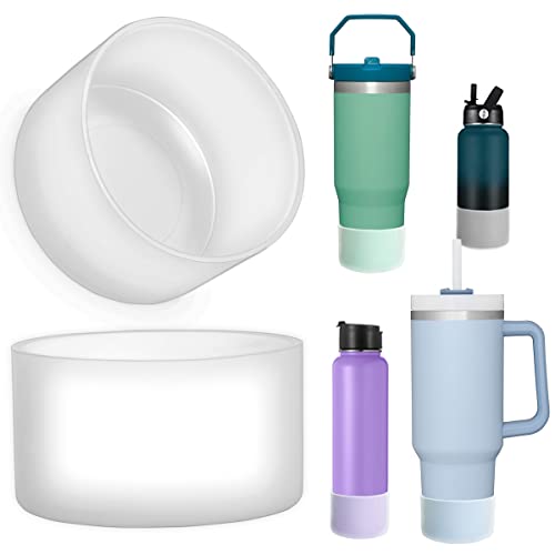 LOCONHA 2Pcs Silicone Boot for Stanley Cup 40oz & Stanley IceFlow 20oz