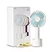 Artifit N9 Mini Portable Handheld Personal Fan, Desk Table Fan for Home, Office, Fishing, Hiking & Baby Stroller, 3 Speeds, Silent (Water Blue)