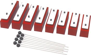 Percussion Workshop PP083 8-Note Chime Bar Set Supplied with 8 Beaters