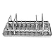 ZXMOTO 20pcs Industrial Stainless Steel Ice Lolly Popsicle Molds Commercial Popsicle Mold Ice Cream Stick Holder 105ml Per Mold