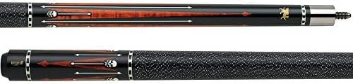 GriffinCues Black Stain with Floating White Spears and Brown Points Cue Weight: 18 Oz.