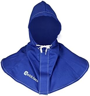Taipan Abrasives WC-01795 Weldclass Promax Fire Retardant Hood, Blue, OS Size