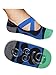 Lupo Women's Striped No Slip Yoga Socks