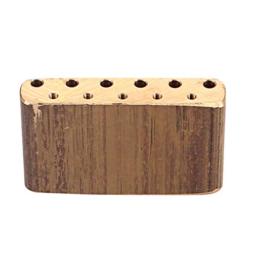 Baosity Brass Tremolo Block Sustain Bridge for Fender Strat Electric Guitar Replacement Parts - Thumbnail 7